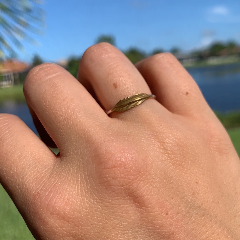 Sundance Sterling Silver Feather Ring
